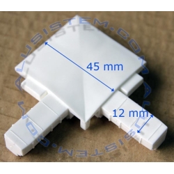 Esquinas de plastico para mosquitera corredora