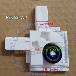 Escuadras para las esquinas de mosquiteras correderas de 45 mm planas