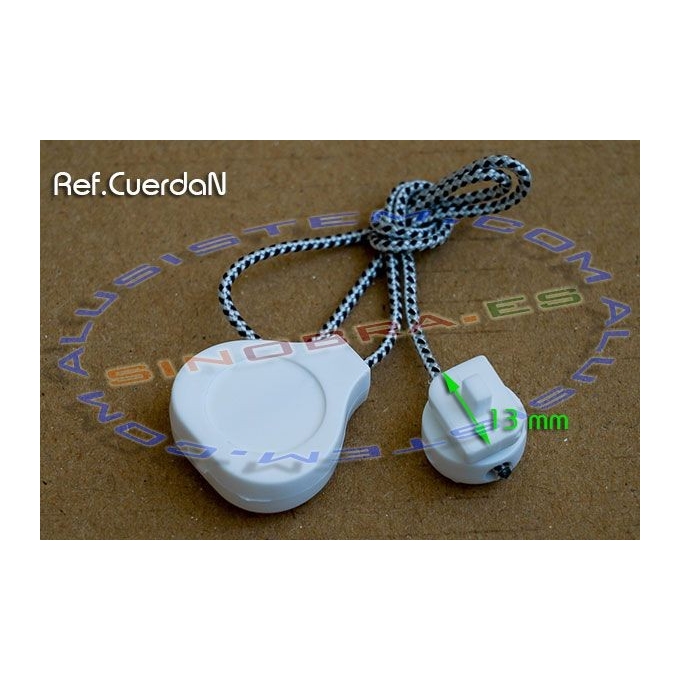 Ref. CuerdaN - Cuerda de 30 cm para mosquitera con capucha redondeada