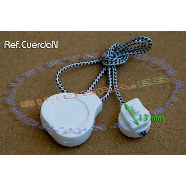 Ref. CuerdaN - Cuerda de 30 cm para mosquitera con capucha redondeada
