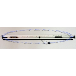 Perfil tirador de aluminio para mosquitera enrollable