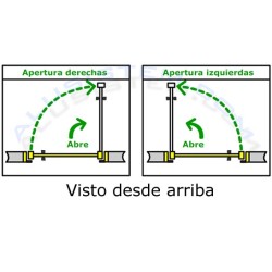 Puerta mosquitera de 1 hoja abatible en kit (desmontada) ref.Elite1H